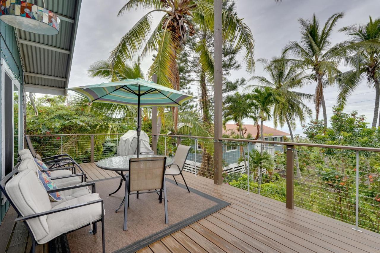 Breezy Kailua-Kona Bungalow With Lanai And Ocean View! Ngoại thất bức ảnh