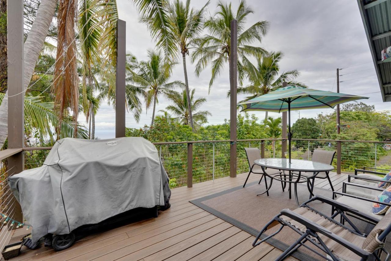 Breezy Kailua-Kona Bungalow With Lanai And Ocean View! Ngoại thất bức ảnh