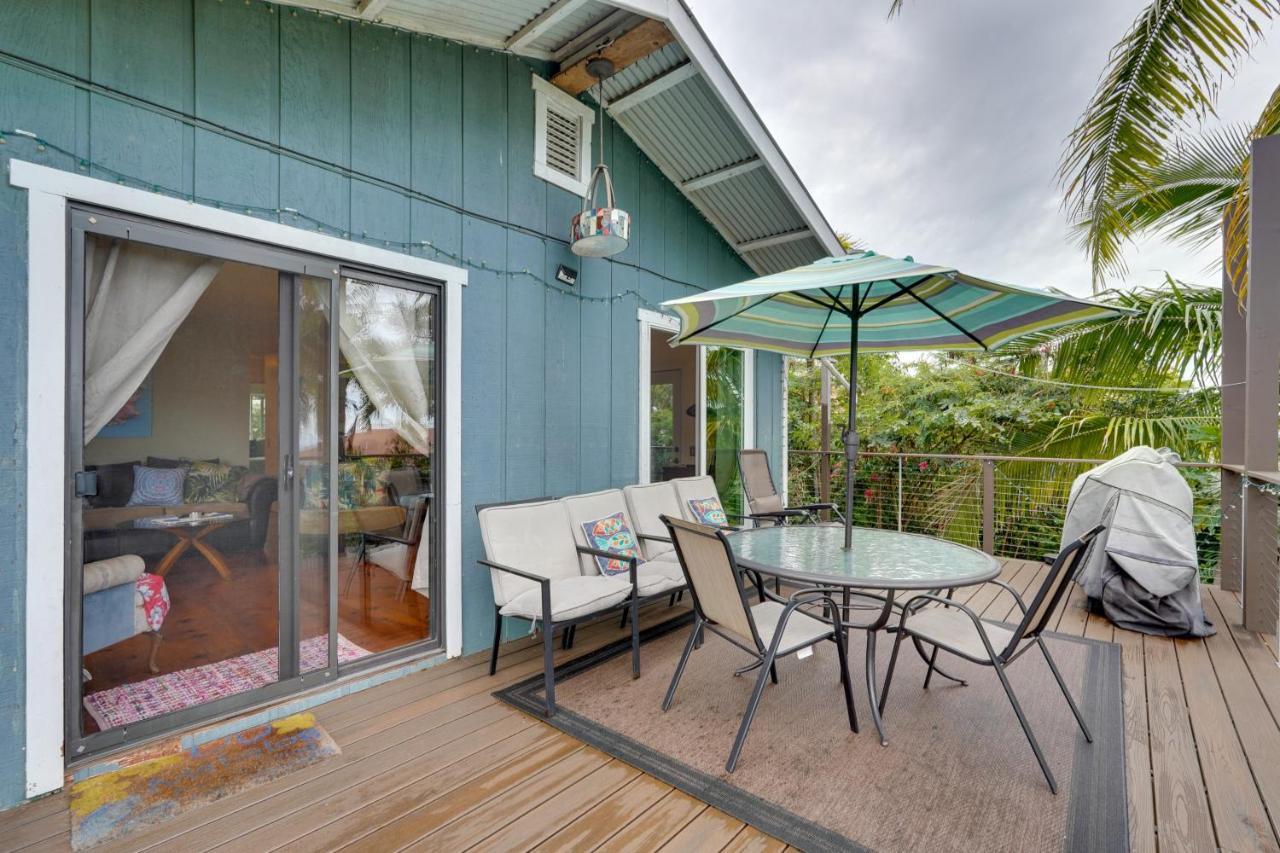 Breezy Kailua-Kona Bungalow With Lanai And Ocean View! Ngoại thất bức ảnh